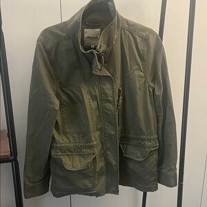 Madewell Utility Jacket in Olive Green
